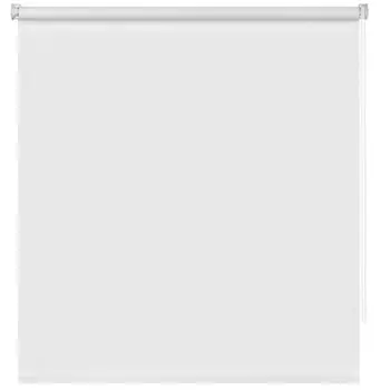 Рулонная штора Блэкаут Шалюр Белый 120x160 Мини