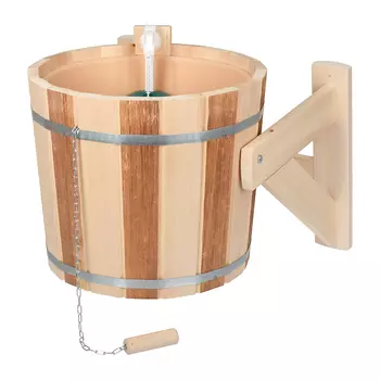 Русский душ 16 л., обливное устройство c пластиковой вставкой и наливным клапаном в коробке "Контрас