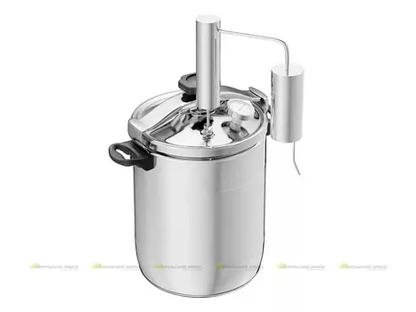 Самогонный аппарат (дистиллятор) "Первач" Супер-Элит 14Т, 14л, ДВОЙНОЕ КАПСУЛЬНОЕ ДНО