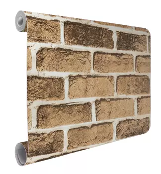 Самоклеющаяся пленка Н1095 Кирпич беж, 0,45*0,08*8м