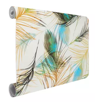 Самоклеющаяся пленка Н1689-3 Перо, 0,45*0,08*8м