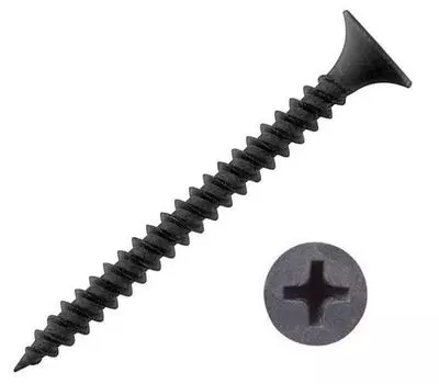 Саморез 3,5*41мм для ГК по металлу, частая резьба, 56шт