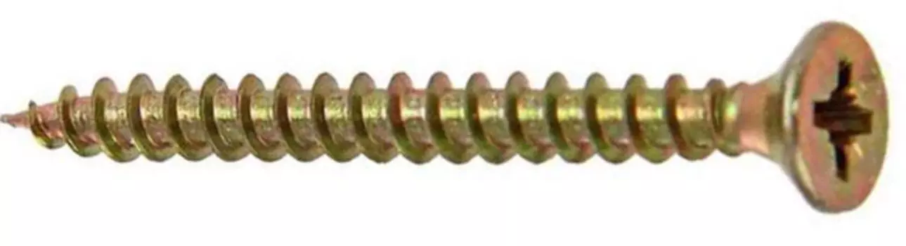 Саморез 3х30 мм универсальный, желтопассивированный, 110 шт