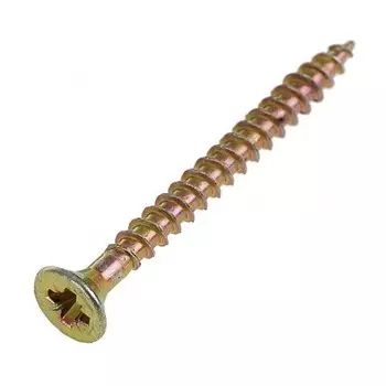 Саморез 3х35 мм универсальный, желтопассивированный, 90 шт