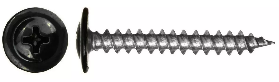 Саморез 4.2*38 мм по металлу, с пресс-шайбой, острый, 20 шт