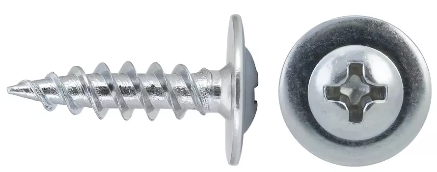 Саморез 4,2х13мм, с прессшайбой, острый, 300