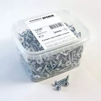 Саморез 4,2х25 прессшайба, острый, 430шт