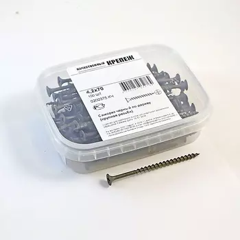 Саморез 4,2х70 потайная головка, редкий шаг, 100шт