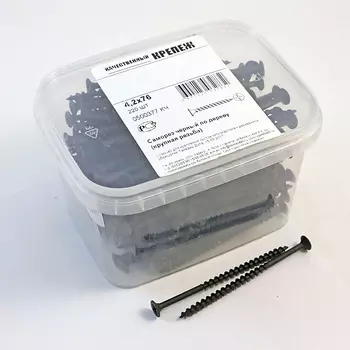 Саморез 4,2х76 потайная головка, редкий шаг, 220шт