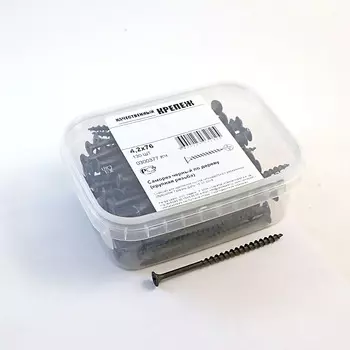 Саморез 4,2х76 потайная головка, редкий шаг, 130шт