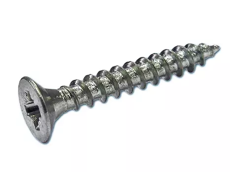 Саморез 4,5х25 мм универсальный, потайная головка, оцинкованный, 200 шт
