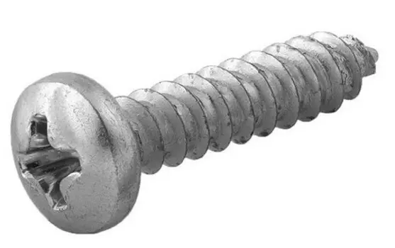 Саморез 4,8х16 мм самонарезающий с цилиндрической головкой и сферой, 15 шт