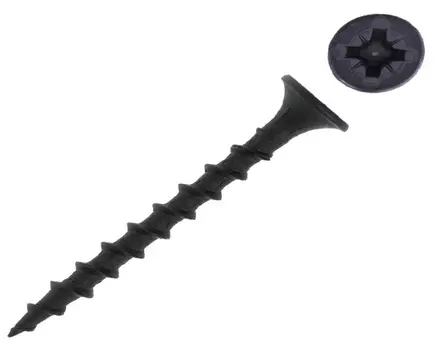 Саморез 4,8х89 для ГК, редкая резьба, фосфатировынный