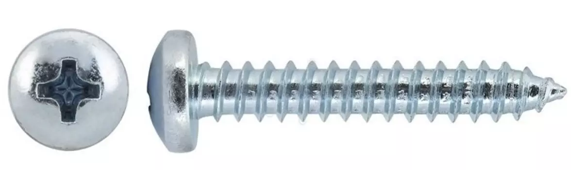 Саморез 4х20 мм универсальный, полукруглая головка, 35 шт