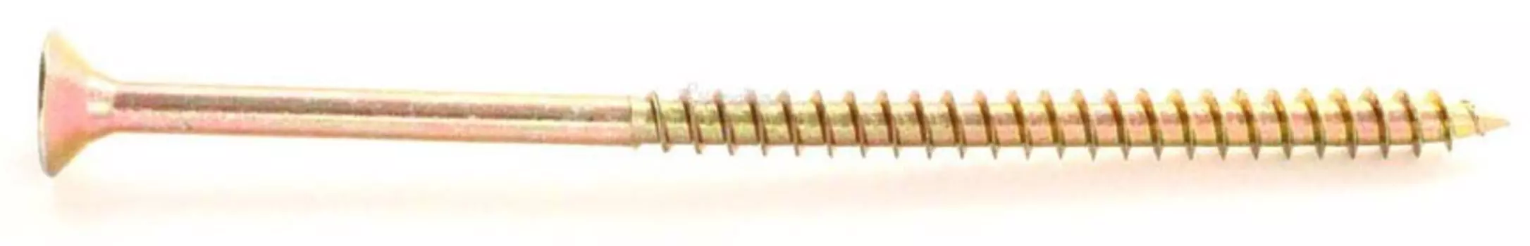 Саморез 5х100 мм универсальный, желтопассивированный, 10 шт