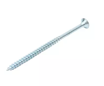 Саморез белый цинк 6,0*100, 10шт