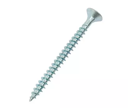 Саморез белый цинк 6,0* 70, 10шт