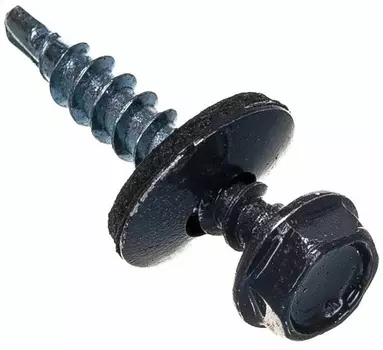Саморез кровельный 4,8*29 (RAL 7024) графит (250) , Арт. 420368 БЧ