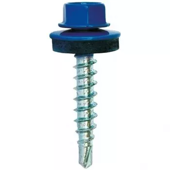 Саморез кровельный 4,8х29 RAL5005 синий, 85 шт