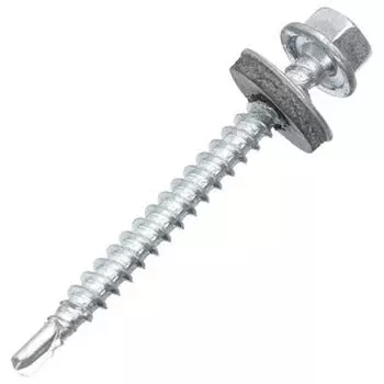 Саморез кровельный 5,5х51 цинк, 80 шт