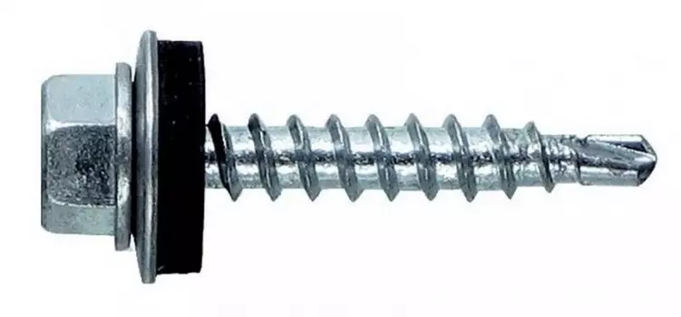 Саморез кровельный цинк 4,8х29мм,10 шт