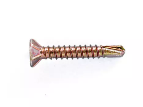 Саморез оконный с буром желтый цинк 3,9*16, 500шт