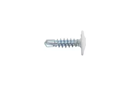 Саморез пресшайба белая 4,2*16 (RAL 9003) сверло(250) , Арт. 0300175 КЧ