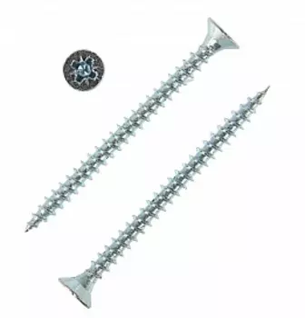 Саморез Tech-Krep 3,5х45 мм, универсальный, оцинкованный, потайная головка, 9 шт