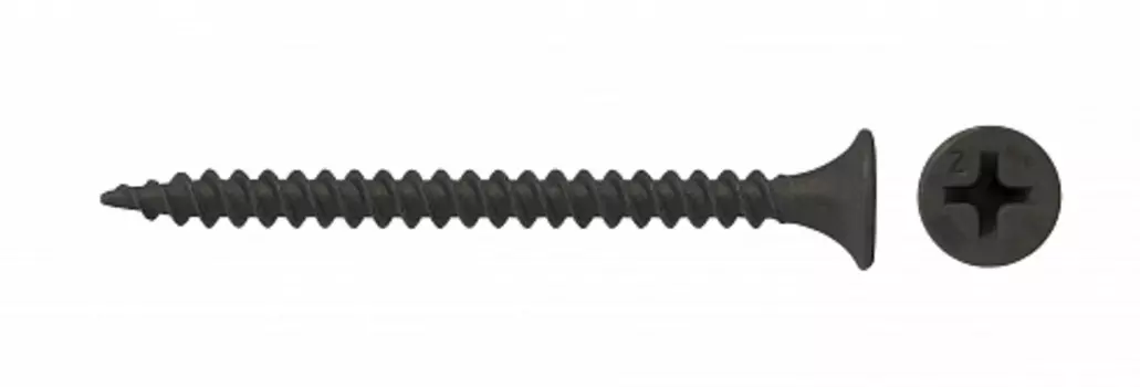 Саморез Tech-Krep 3,5х55 мм по металлу частая резьба, 0,5кг