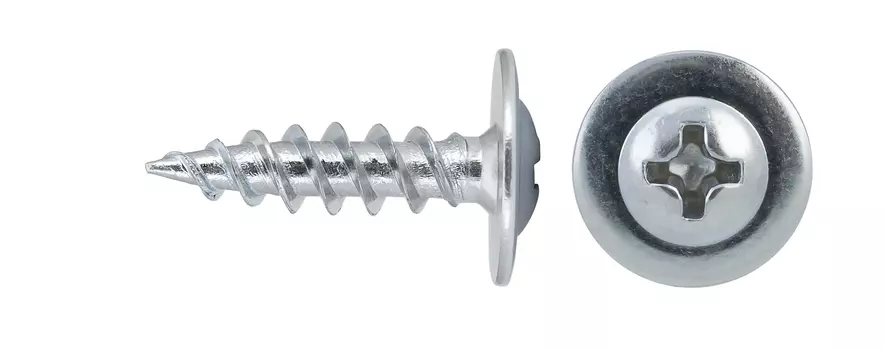 Саморез Tech-Krep 4,2х13 мм по металлу, с пресс-шайбой, острый, 200 шт