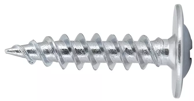 Саморез Tech-Krep 4,2х25 мм по металлу, с пресс-шайбой, острый, 200 шт, коробка