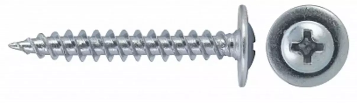 Саморез Tech-Krep 4,2х25 мм по металлу, с пресс-шайбой, острый, 0,5кг