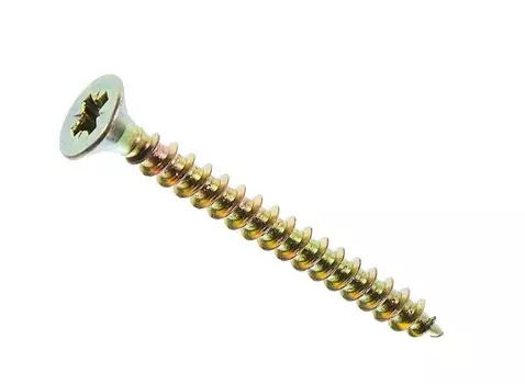 Саморез жёлтый цинк 4,5*50, 8шт