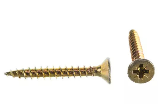 Саморез жёлтый цинк 6,0* 45, 6шт