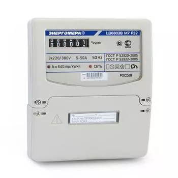 Счетчик электроэнергии ЦЭ-6803В/1, 3*220/380 В, 10-100 А , 3Ф.4ПР.М7.Р32