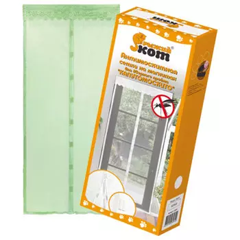 Сетка антимоскитная на магнитах "Капутомоскито" KM-G, цвет зеленый