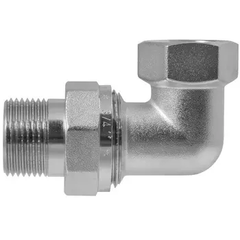 Сгон угловой (американка угловая) 3/4" внутренняя/наружная резьба, MP-У