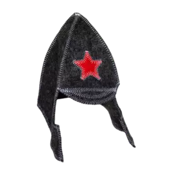 Шапка Буденовка серая (без упаковки)