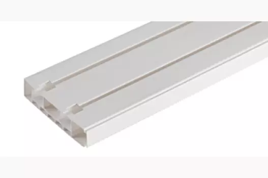 Шина Хит потолочная пластик 2 ряда Белый 2.8