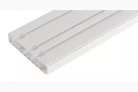 Шина Хит потолочная пластик 3 ряда Белый 3.2