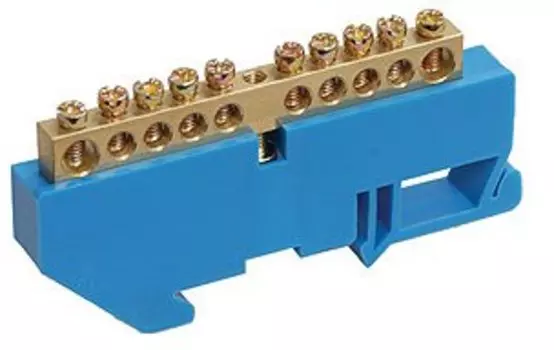 Шина нулевая Иэк на DIN-изол ШНИ-6х9-12-Д-С