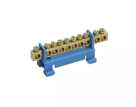 Шина нулевая на DIN-изол Иэк ШНИ-6х9-8-С-Ж