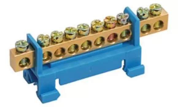 Шина нулевая на DIN-изол Иэк ШНИ-8х12-12-Д-С