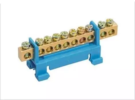 Шина нулевая на DIN-изол Иэк ШНИ-6х9-10-С-С