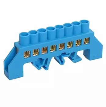 Шина нулевая в комб DIN-изол Иэк ШНИ-8х12-12-КС-С