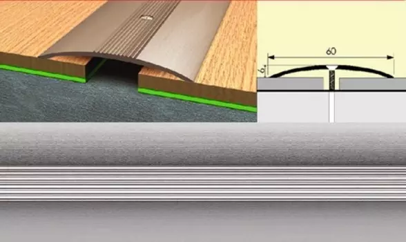 Широкий стык 60мм 0,9 алюминий