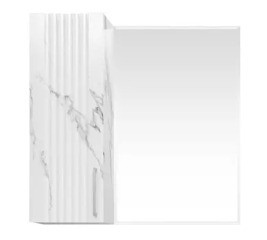 Шкаф-зеркало "Era 70" Монте белый