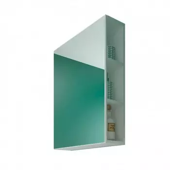 Шкаф-зеркало "Leader 50" Белый