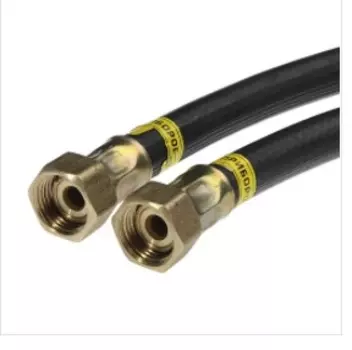 Шланг д/газа 1/2" г/г 150 см, чёрный CTM