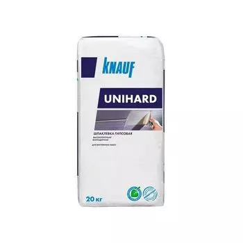 Шпаклевка гипсовая KNAUF-Унихард высокопрочная, 20кг